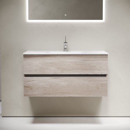 Тумба под раковину Sancos Urban UR100EG 100х50 подвесная цвет коричневый